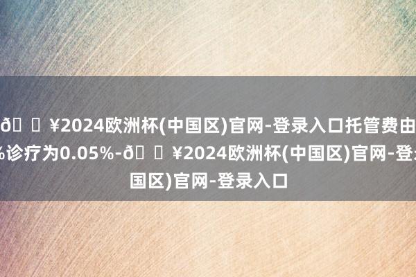 🔥2024欧洲杯(中国区)官网-登录入口托管费由0.10%诊疗为0.05%-🔥2024欧洲杯(中国区)官网-登录入口